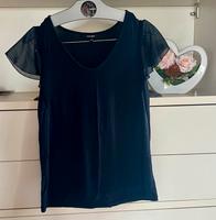 Shirt more&more mit durchsichtigen Ärmel, blau, Größe 38 Bayern - Obernburg Vorschau