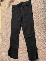 J brand jeans schwarz kurz fransen sidecut Bayern - Lochhausen Vorschau