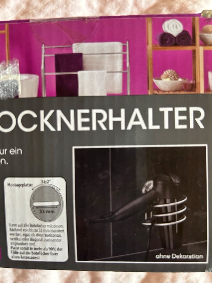 Haartrockner-Halter NEU! in Coesfeld