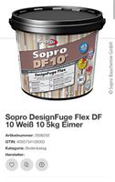 Sopro DesignFuge Flex DF 10 Anthrazit 66 5kg Eimer Hessen - Marburg Vorschau