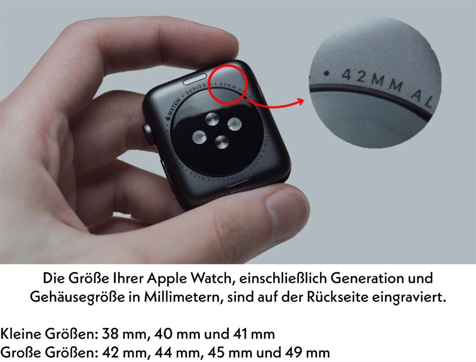 Apple Watch Alpine Armband Serie 1-8 Ultra 38mm-49mm in Oestrich-Winkel