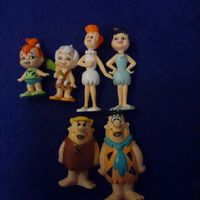 6 Spielfiguren Fred Feuerstein von 1992 Niedersachsen - Bad Bodenteich Vorschau