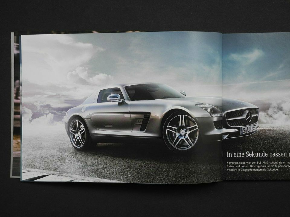 Mercedes SLS AMG Flügeltürer-Coupé Prospekt 2009 mit Preisliste in Remshalden