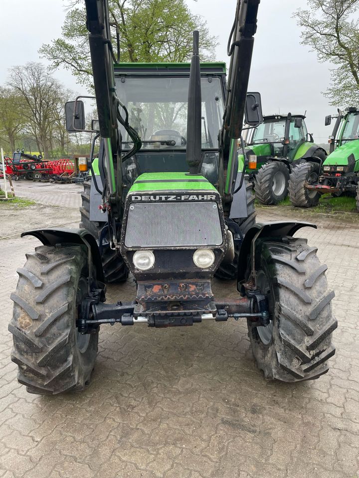 Deutz Dx 3.60 mit Frontlader , Breitreifen, 40Km/h in Hamersen