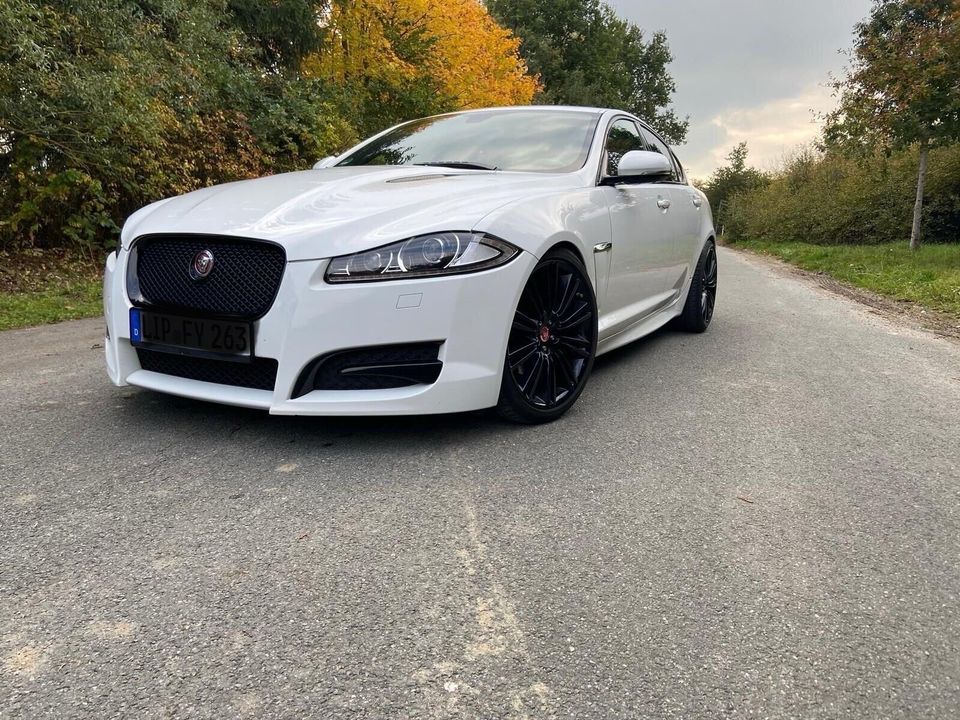 TÜR vorne links+JAGUAR XF X250 Limousine Sportbrake+Polaris white in Küps