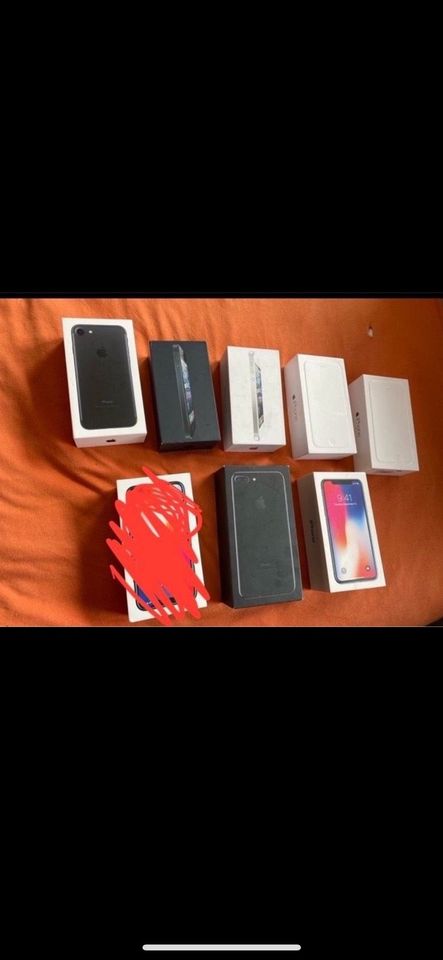 iPhone 5/6/7Plus/iPhone X/Handy Box/Air PodsVerpackung /Schachtel in Herford