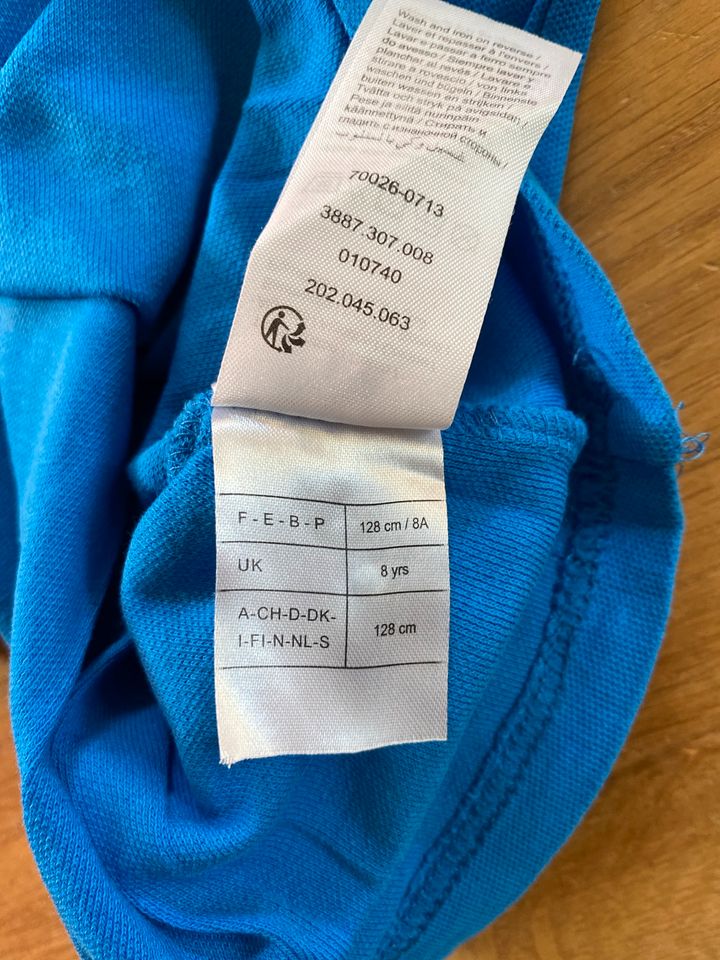 Vertbaudet * Poloshirt, blau, Gr.128 in Burgdorf