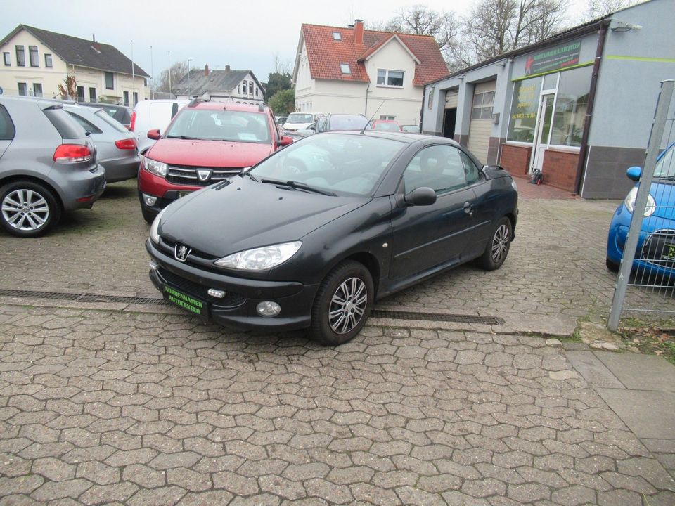 Peugeot 206 CC Sport 110 Nacht Schwarz TÜV 02/2026 in Nordenham