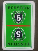 Sehr seltene Spielkarten mit Werberückseite „Eckstein 5“ Bayern - Neuburg am Inn Vorschau