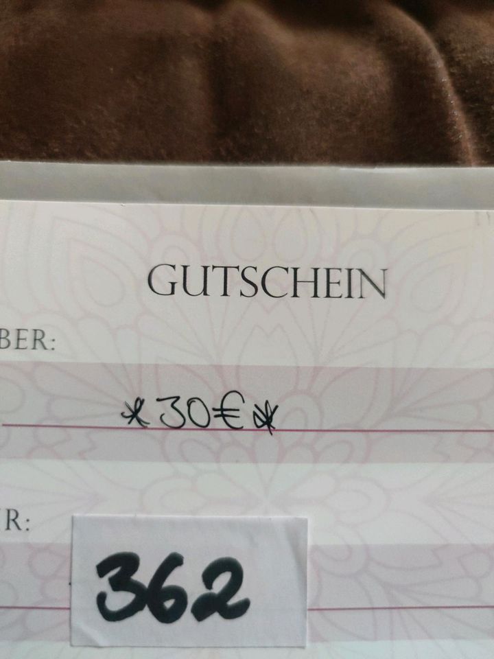Gutschein facettenreich wert 30 euro in Dillingen (Saar)