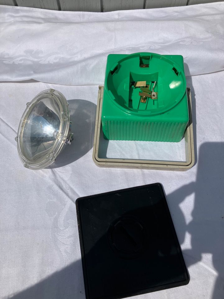 DDR Lampe, Handleuchte universal, Handlampe, Campinglampe, RFT in Hackenheim