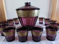 Bowle Set/ Walther Glas/ Moser Goldfries Hellas Art Deco Amethyst Hessen - Oberzent Vorschau