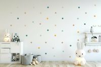 52 St. 3cm Wandsticker PUNKTE DOTS Kinderzimmer Dekoration Berlin - Tempelhof Vorschau