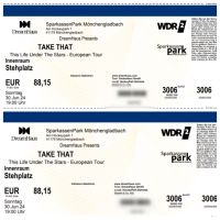 Take That, 2 Tickets, Mönchengladbach, 30.06.24, Stehplätze !!!! Niedersachsen - Papenburg Vorschau