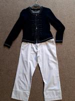 Jacke und Hose, Kombi in blau/ weiß Hessen - Hungen Vorschau