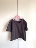 Zara T-Shirt Crop Grau Gr. M München - Sendling-Westpark Vorschau