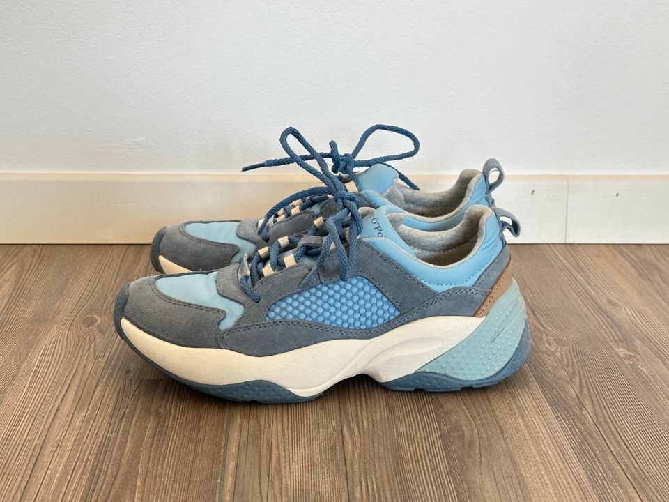 Marc O’Polo Damen Schuhe Sneaker BLAU Größe 37 in Darmstadt
