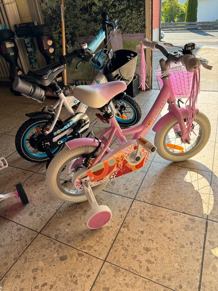 Kinderfahrrad Unicorn 12 Zoll, Pink, Einhorn-Design, in Kassel