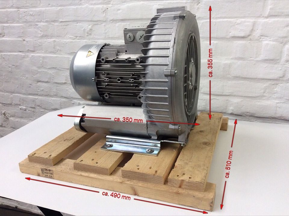 BUSCH SB 0200 D 0H0 UE  Vakuumpumpe Seitenkanalverdichter 2.5kW in Korschenbroich