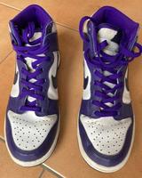 Nike Dunk High (GS) White Midnight Navy Lila purple Bonn - Ippendorf Vorschau