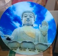 Buddha Bild Glas 50cm Durchmesser Dresden - Leubnitz-Neuostra Vorschau