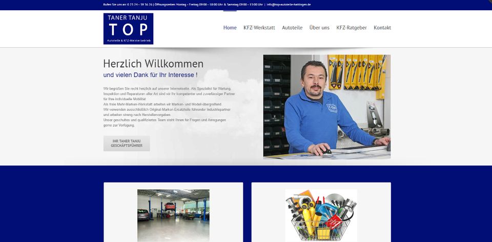 Professionelle Webseite WordPress moderne Homepage Internetseite in Essen