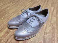 Gabor Budapester Halbschuhe Leder Gr. 40  beige metallic Bayern - Hebertshausen Vorschau