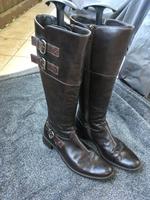 Paul Green Stiefel, dunkelbraun, Gr. 39,5, Leder Bayern - Fürstenstein Vorschau