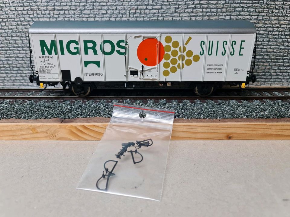 Brawa Spur 0 - 37202 - Kühlwaggon Interfrigo Migros #RH0111 in Lindau
