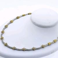Goldcollier 14kt/585 mit echten Diamanten 3,5 ct Saarland - St. Ingbert Vorschau