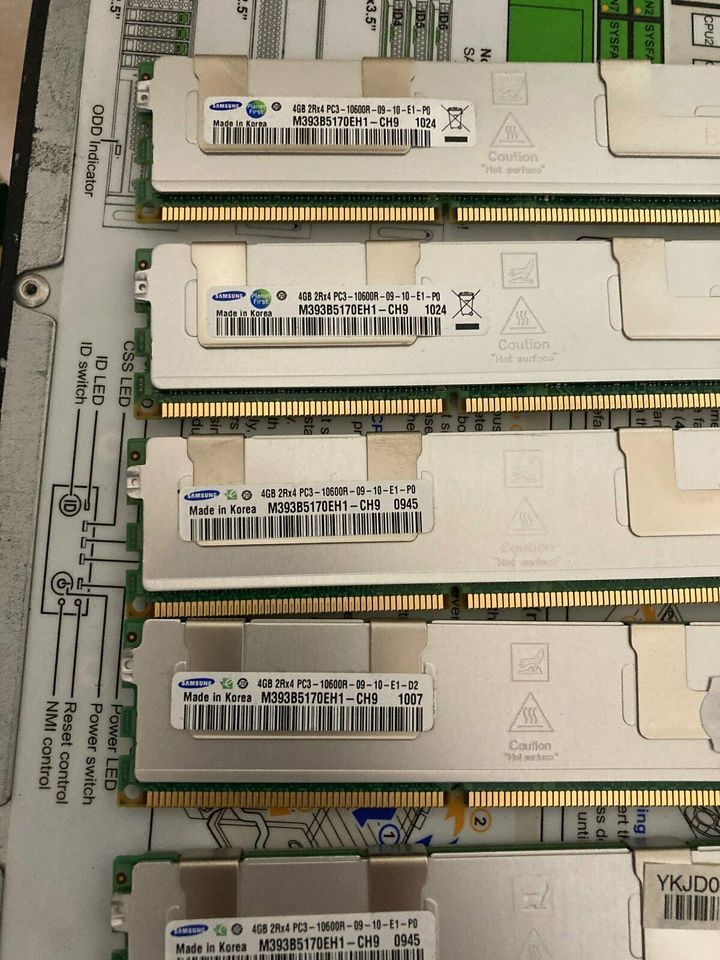 DDR3 ECC R Ram 2Rx4 pc3 10600r  4gb Module in Kaiserslautern