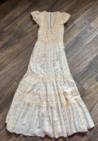 NAFNAF Maxikleid S Volants gelb creme Maxi Kleid Bayern - Stadtbergen Vorschau