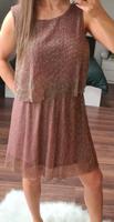pilssiert Kleid Only cocktailkleid gold violett rosa neu S 36 Bayern - Türkheim Vorschau