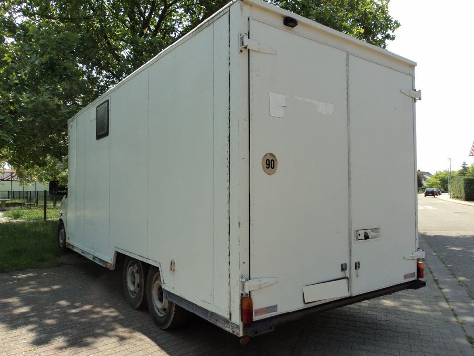 Fiat Ducato Typ 290, 2.5 TD, mit Bley Aufbau, Renntransporter in Hochdorf-Assenheim