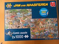Comic Puzzle 2 x 1000 Teile -  Jan van Haasteren  in OVP Baden-Württemberg - Albstadt Vorschau