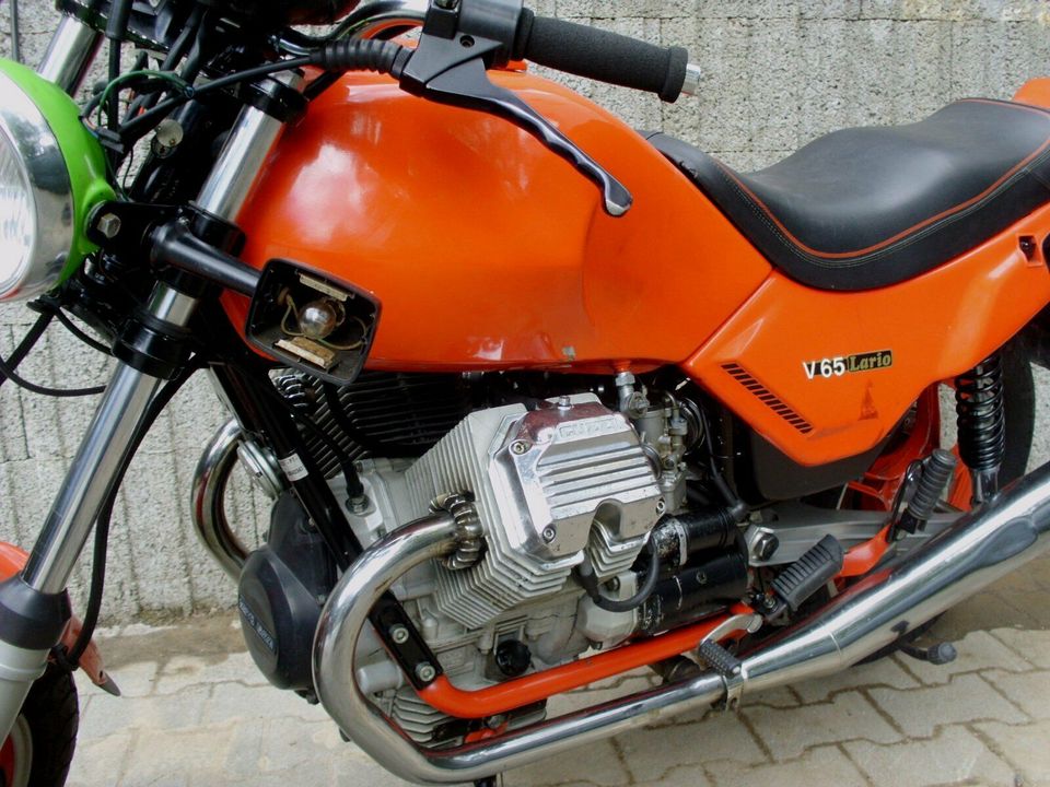 Moto-Guzzi V 65 Lario in Rot z.Z. auf Turer umgebaut 16842 km in Bad Kreuznach