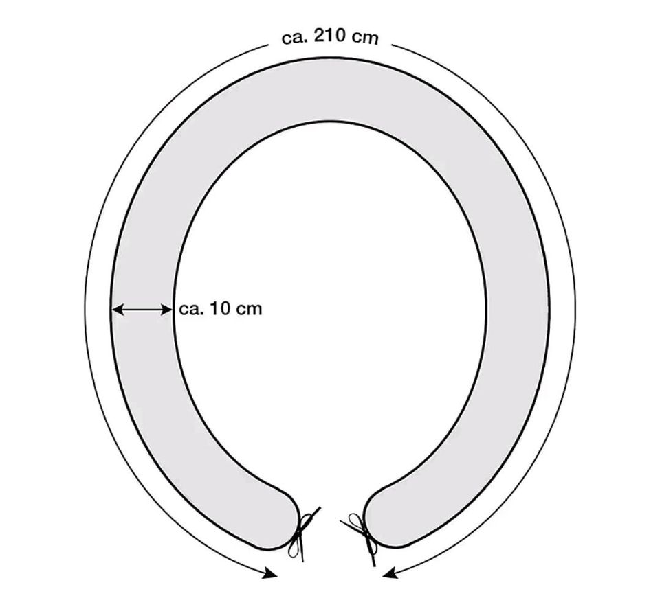 Bettumrandung/Bettschlange 210 cm Nestchen für Kinderbett in Zehdenick