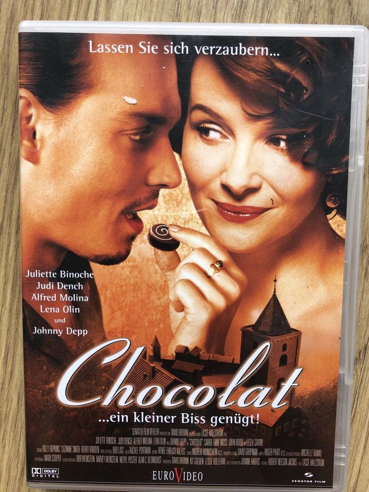 DVD Chocolat film Johnny Depp Juliette Binoche in Aschaffenburg