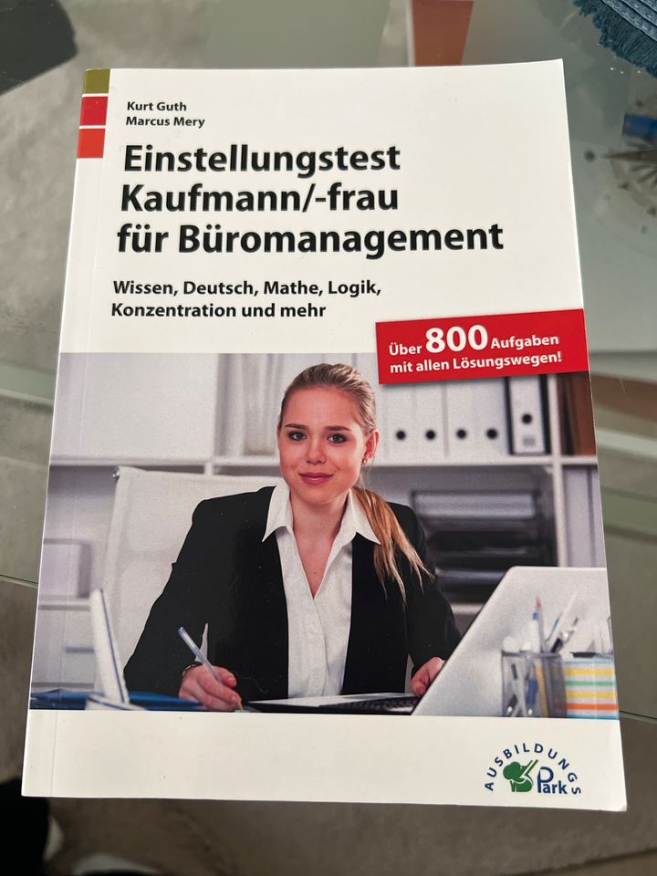 Einstellungstest Kaufmann-/frau für Büromanagement mit Lösungen in Braunschweig