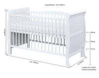 Kinderbett / Gitterbett 70x140 Bayern - Simbach Vorschau