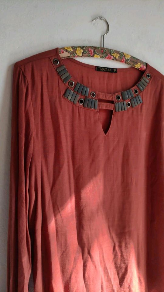 Shirt langarm Tigrara Handmade boho Bluse ethno tribal yoga chic in Bremen