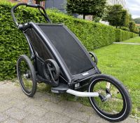 Thule Chariot Sport 1, schwarz + opt. Jogging Kit -- wie neu Düsseldorf - Hubbelrath Vorschau