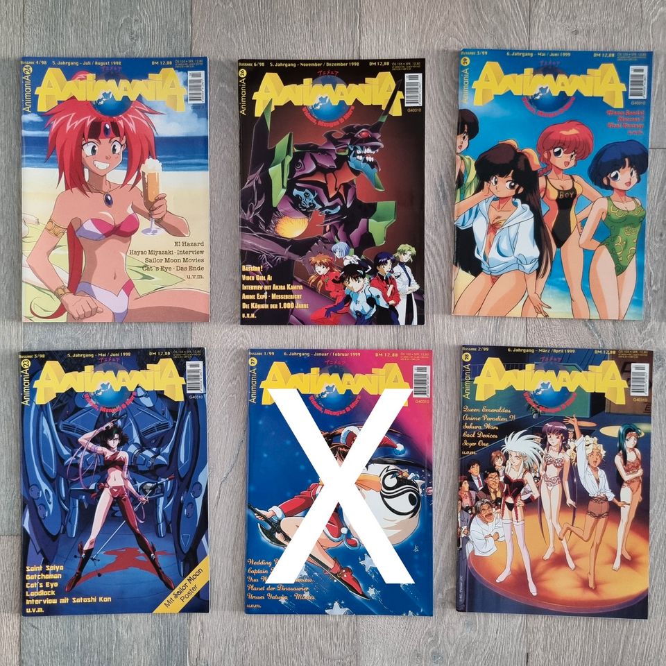 AnimaniA Anime Comic Hefte - Ausgaben 1997 - 1999, 2003 in Stockach