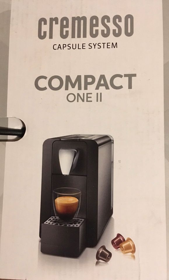 Neu! Cremosso Compact one II Kaffeekapsel Maschine creme weiß in Frankfurt am Main