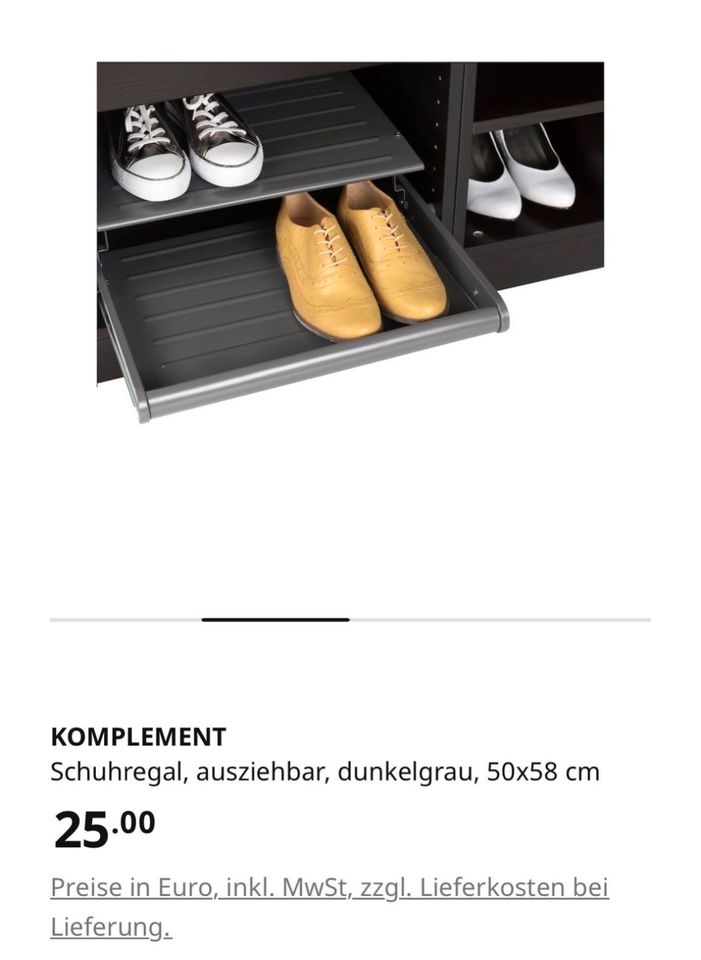 2x IKEA KOMPLEMENT Schuhregale (ca 50x58cm) in Planegg