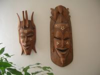 Afrika große Masken und Figuren, Marokko, Maske, Holz, Urlaub Bayern - Burkardroth Vorschau