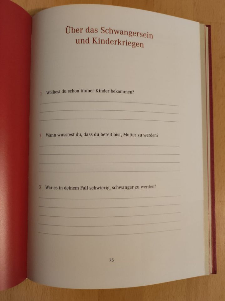 Mama, erzähl mal! Buch zum Ausfüllen Elma van Vliet Knaur in Mannheim