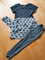 Mädchen Set Herz Tunika + Leggings grau 164 Berlin - Hellersdorf Vorschau