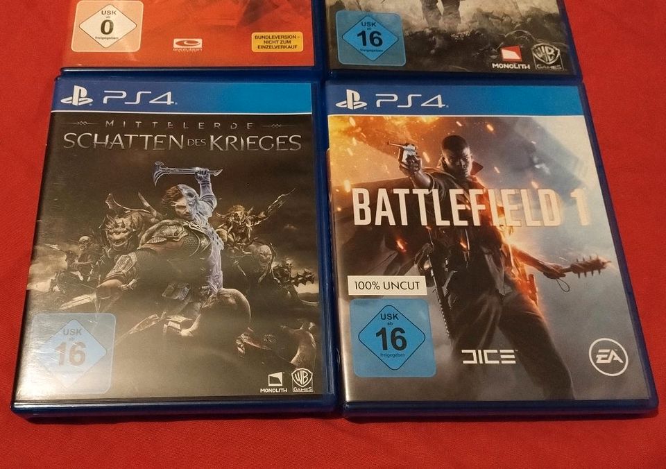 Driveclub, Battlefield, Mordor... PS4 PS5 Playstation Spiele in Birstein