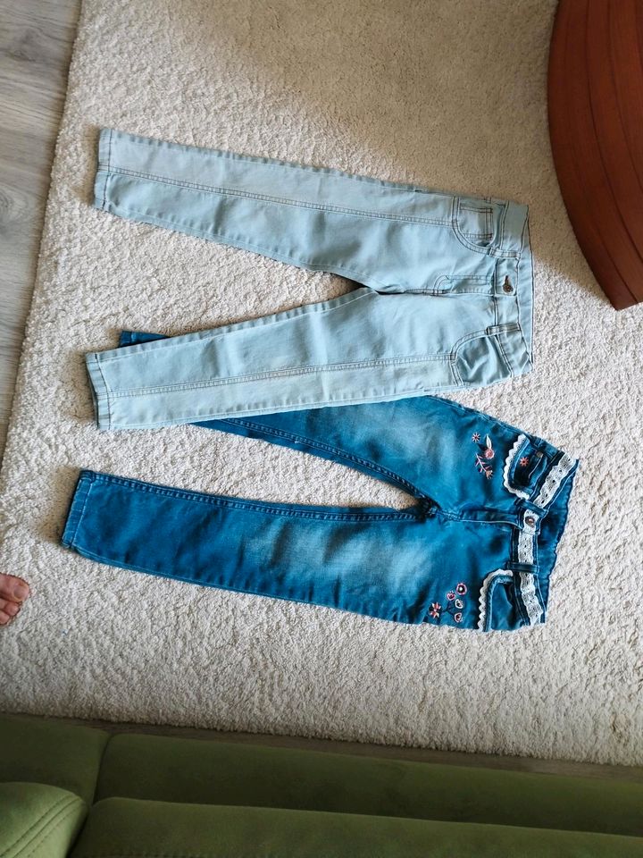 Jeans Hose Größe 110 und 116, DM Pusblu und Topolino in Eberswalde